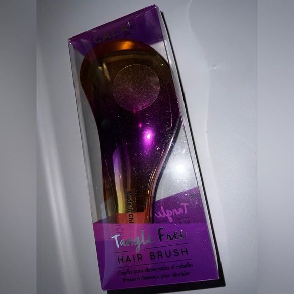 BRUSH metallic ombré glam wet/dry Detangler NEW mod modern chrome gold purple - Picture 3 of 6